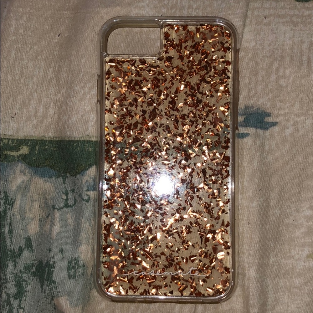 iphone 7 Phone case Rose Gold Chips